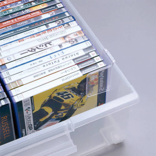 TENMA DVD 쓰레기와 창고 와이드 클리어 425×465×170 110005234 1개