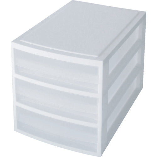 TENMA 수납 케이스 룸 케이스 쁘띠 A5 얕은 3단 110008469 1대