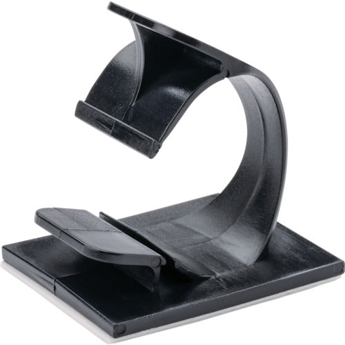 PANDUIT Cord Clip with Adhesive Tape, Black (50 pcs) LWC50-A-L20 1 bag
