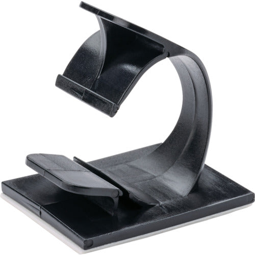 PANDUIT Cord Clip with Adhesive Tape, Black (50 pcs) LWC75-A-L20 1 bag