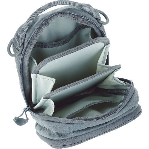 MAX AUP Accordion Utility Pouch, Gray, AUPGRY, 1 piece