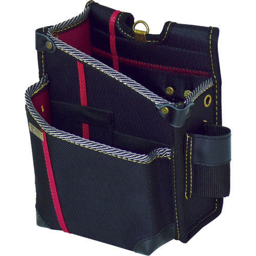 KH Evolution Waist Bag Large Black/Scarlet Left-handed HSA08K 1 pc