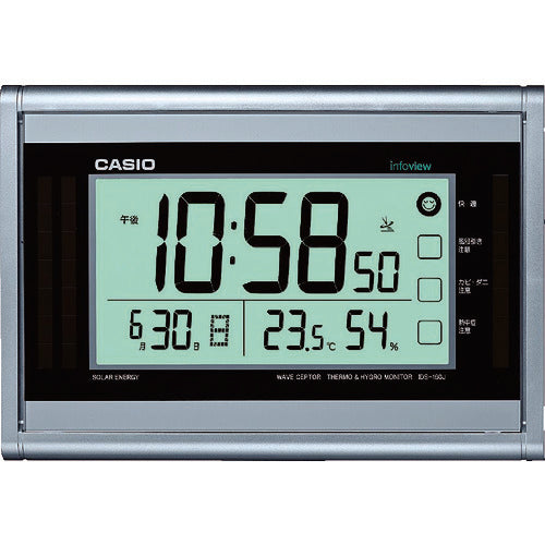 カシオ　電波置き・掛け時計　IDS-160J-8JF　1 個