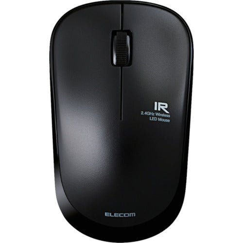 ELECOM Wireless IR Mouse ENELO Series 3 Buttons Low Power Black M-IR07DRBK 1 pc