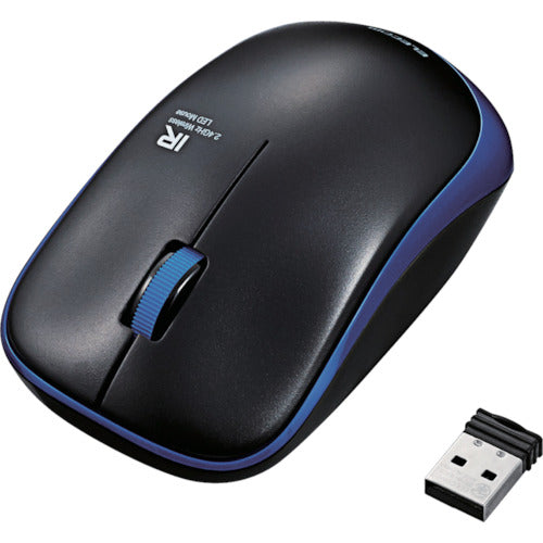ELECOM Wireless IR Mouse ENELO Series 3 Buttons Energy Saving Blue M-IR07DRBU 1 pc