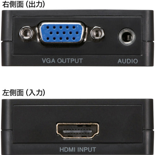 ＳＡＮＷＡ　変換コンバーター（ＨＤＭＩ信号ＶＧＡタイプ）　VGA-CVHD1　1 個