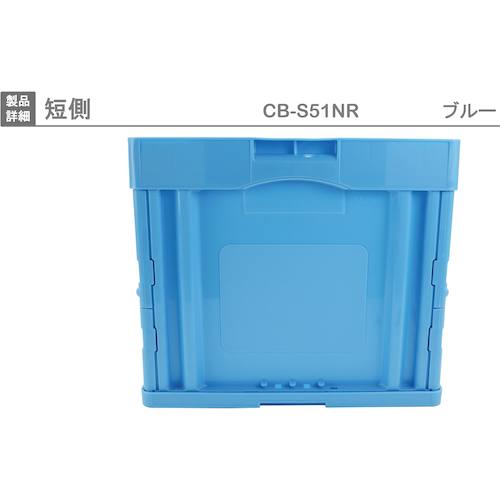 다람쥐 접이식 컨테이너 561905 CB-S51NR 블루 CB-S51NR-B 1 개