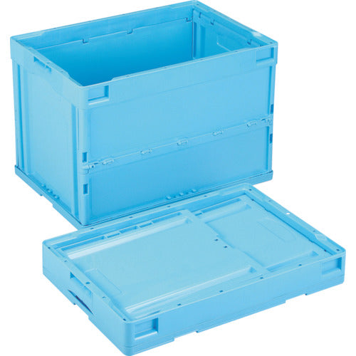 リス　折りたたみコンテナー　６０１０８３　ＣＢ−Ｓ６１ＮＲ青　CB-S61NR-B　1 個