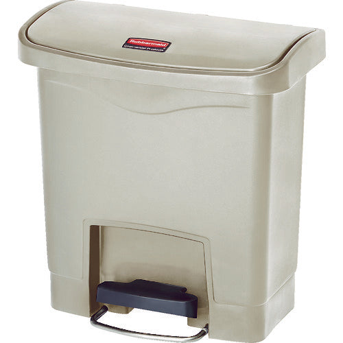 Rubbermaid [Sold out and discontinued] Slim Jim Step-On Container Front Step 15.1L Beige 1883455 1 unit