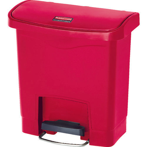 Rubbermaid [Sold out and discontinued] Slim Jim Step-On Container Front Step 15.1L Red 1883563 1 unit