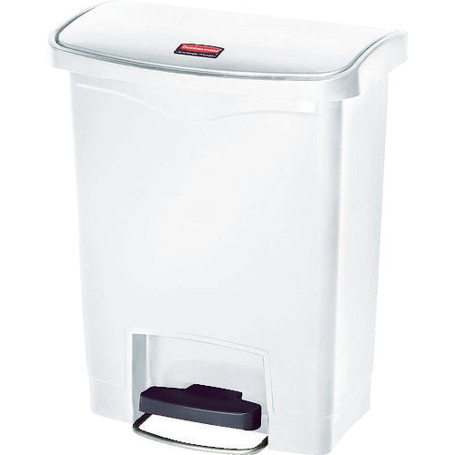 Rubbermaid [Sold out and discontinued] Slim Jim Step-On Container Front Step 30.3L White 1883555 1 unit