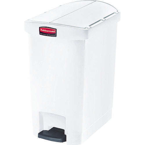 Rubbermaid [Sold out and discontinued] Slim Jim Step-On Container End Step 30.3L White 1883556 1 pc