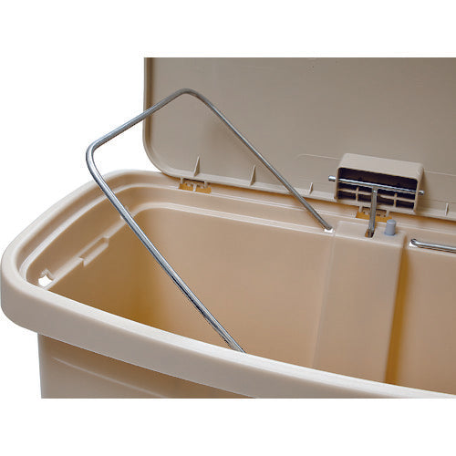 Rubbermaid Slim Jim Step-On Container Front Step 49.2L Beige 1883458 1 pc