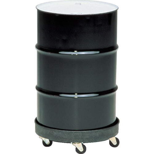 Rubbermaid Round Brute Container Dolly, Drum Type, Black, 2650, 1 pc