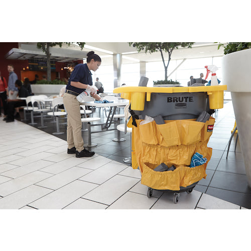 ラバーメイド　ブルートリムキャディー　イエロー　9W8704　1 個