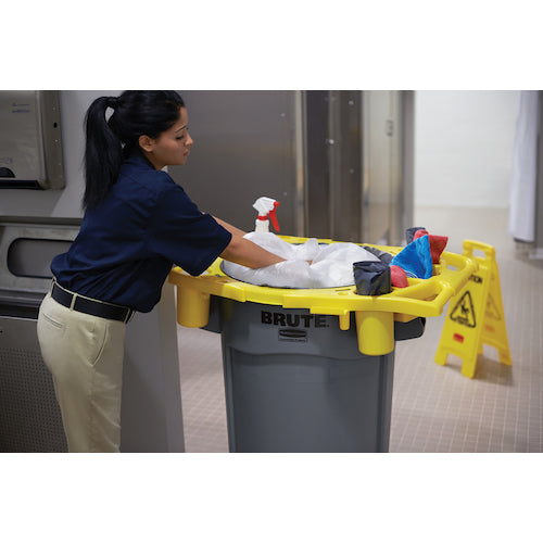 ラバーメイド　ブルートリムキャディー　イエロー　9W8704　1 個