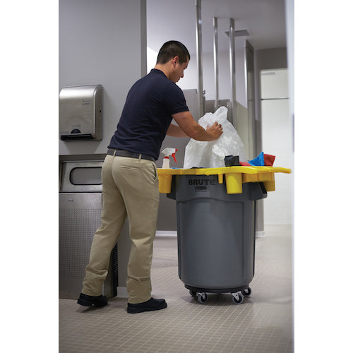 ラバーメイド　ブルートリムキャディー　イエロー　9W8704　1 個