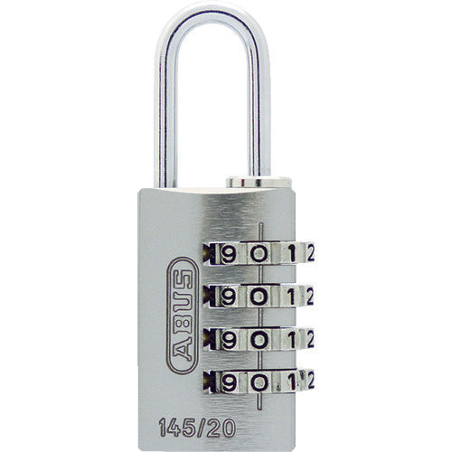 ＡＢＵＳ　ナンバー可変式４段ダイヤル南京錠　１４５−４ｄ　２０　ＳＩ　145-4D20SI　1 個