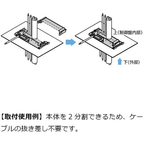 ＳＵＧＡＴＳＵＮＥ　（２１００３４６５７）ＷＳＤ−１４０配線孔ケーブルクランプ　WSD-140　1 個