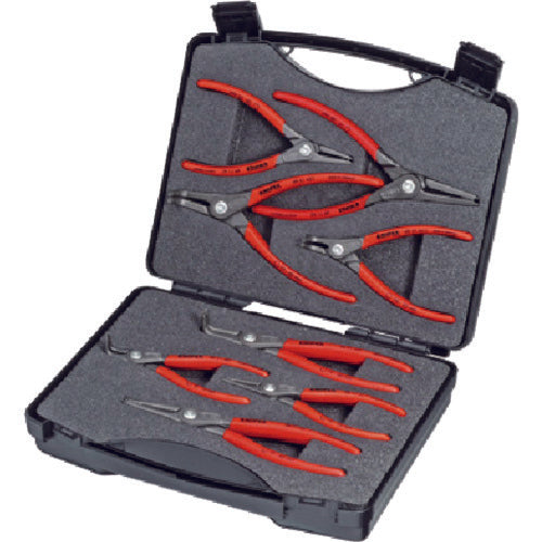 ＫＮＩＰＥＸ　００２１２５　８本組　スナップリングプライヤー　002125　1 Ｓ