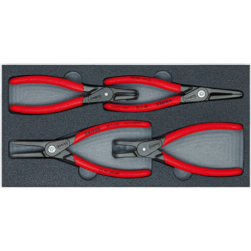 ＫＮＩＰＥＸ　００２００１Ｖ０９　４本組　スナップリングプライヤー　002001V09　1 Ｓ