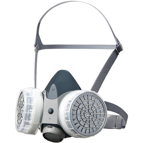 シゲマツ　直結式小型防毒マスク　ＧＭ２８Ｓ（ＨＢ）Ｍ（１２０８０）　GM28S-HB-M　1 個