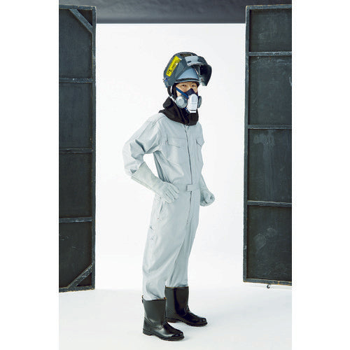 시게마츠 전동팬 부착 호흡용 보호구 Sy28R(필터별매)(20684) SY28R 1개