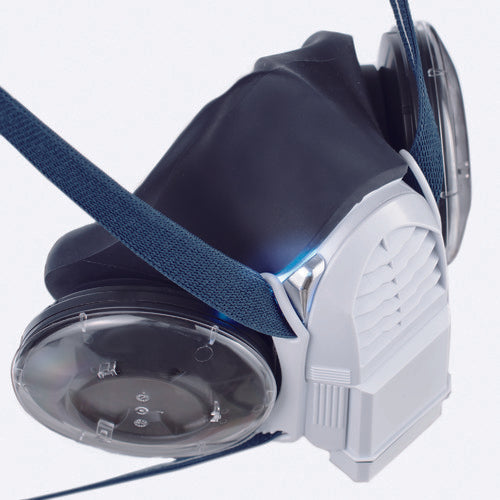 Shigematsu Electric Fan-equipped Respiratory Protective Equipment Sy28RA Aluminum-deposited (filter sold separately) (20685) SY28RA 1 piece