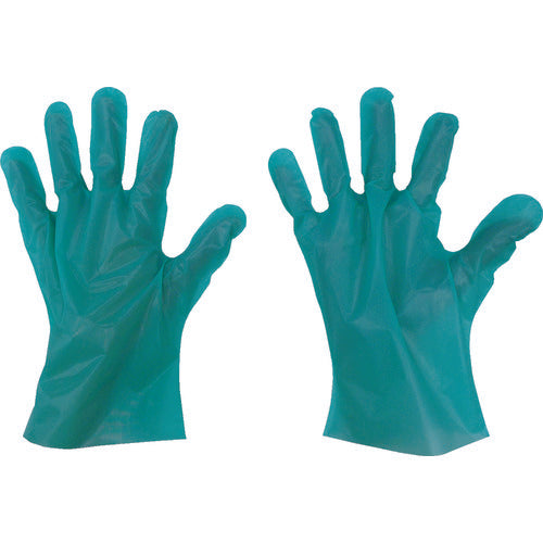 도쿄 팩 양각 장갑 5 개 조리개 이코노미 메이크업 박스 L 그린 GEK-L 1 상자