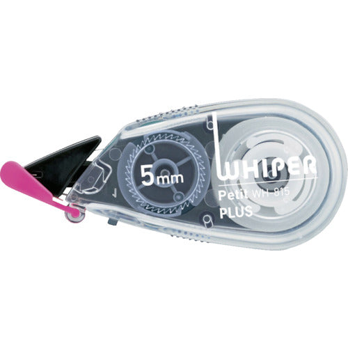 プラス　４９３２２）修正テープ　ホワイパープチ　５ｍｍ　ブラック　WH-815 BK　1 個