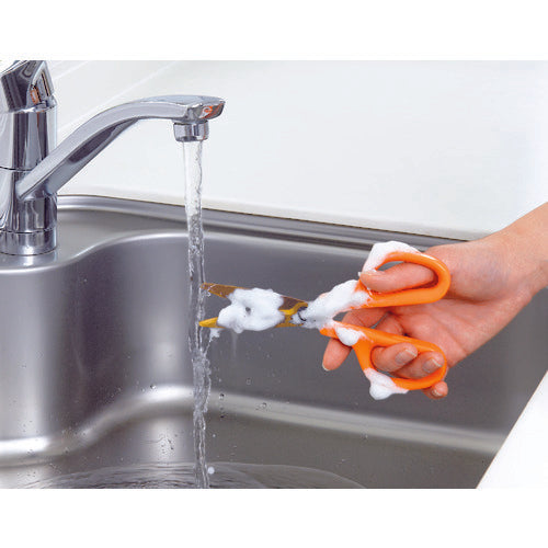 プラス　３４５５４）ハサミ　フィットカットカーブ　洗えるチタン　ＳＣ−１７５ＳＴＷ　キャロットオレンジ　SC-175STW OR　1 本