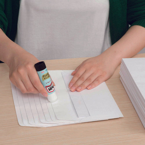 PLUS 29718) Stick Glue Smooth Split Medium Cerise 1 piece NS-722-1P 1 PK