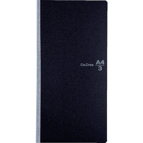 プラス　７７９０１）カ．クリエ　Ａ４／３　ＮＯ−６０４ＧＣ　くろ　NO-604GC BK　1 冊