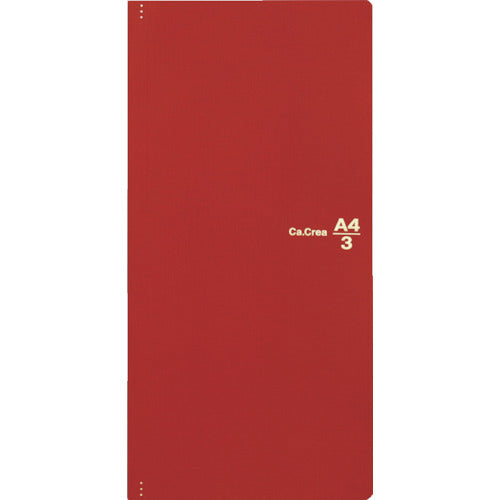 플러스 77927) 노트 Ca. Crea (카. 크리에) 프리미엄 크로스 매트 레드 NO-605GP A4 삼절 NO-604GP R 1권