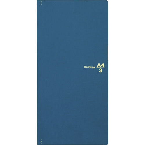 プラス　７７９２８）ノート　Ｃａ．Ｃｒｅａ（カ．クリエ）　プレミアムクロス　マットネイビー　ＮＯ−６０５ＧＰ　Ａ４三つ折　NO-604GP NV　1 冊