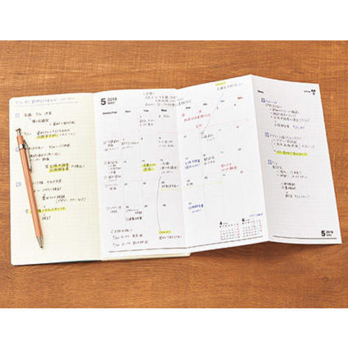 플러스 77928) 노트 Ca. Crea (카. 크리에) 프리미엄 크로스 매트 네이비 NO-605GP A4 삼절 NO-604GP NV 1권