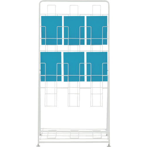 アールエフヤマカワ　パンフレットスタンド７段トリプル　RFPFS-TRWH　1 台