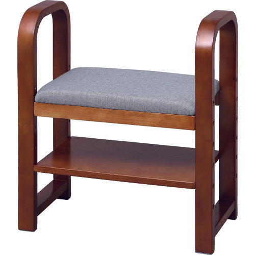 IRIS 512788 Entrance Chair GC-55 Brown GC-55-BR 1 piece