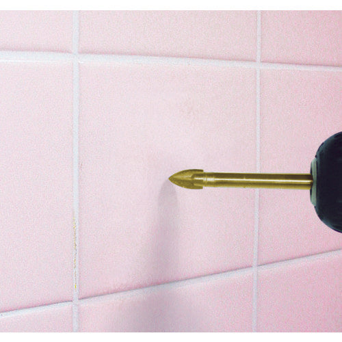 TRUSCO 4매 블레이드 유리 드릴 4mm TGD-4A 1개