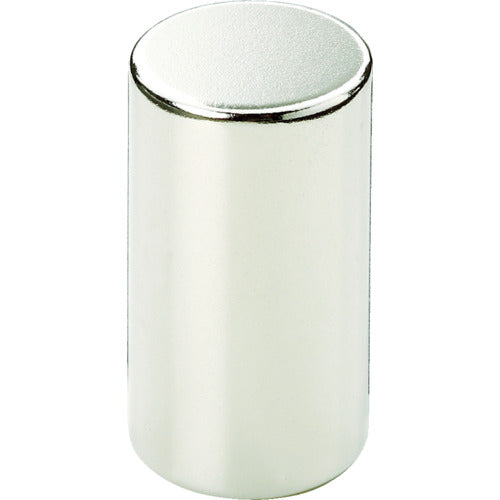 TRUSCO Neodymium Magnet, Round, Radial Magnetization Type, Outer Diameter 4mm x Thickness 10mm, 1 Piece, TND4-T10, 1 Piece