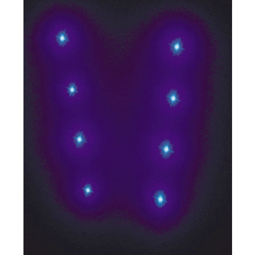 쓰리 라이크 LED 파트 베스트 LED 블루 네이비 × 백 반사 A-0607-LEB 1 착용