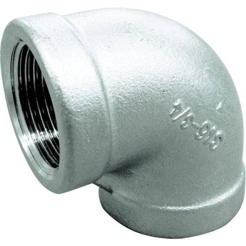 FLOBAL Threaded Pipe Fitting Elbow (Stainless Steel 14A) 04115404 Nominal Diameter (A) 15/Nominal Diameter (B) 1/2 VL-S14-04 1 pc