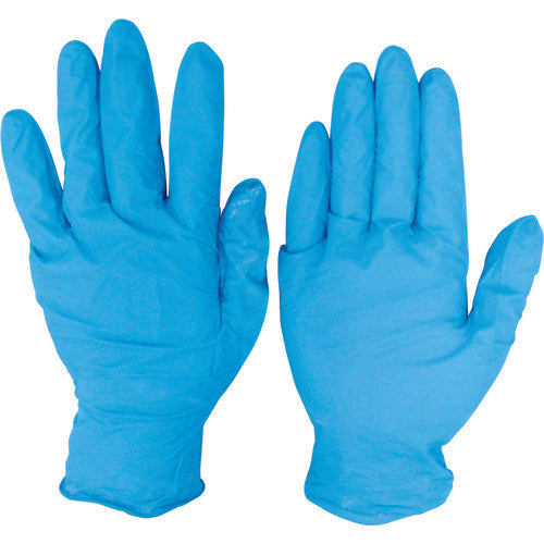 Singer Singer Nitrile Disposable Gloves No. 880 Blue Powdered S Size (100 pieces) NBR0450PW-BBS 1 box