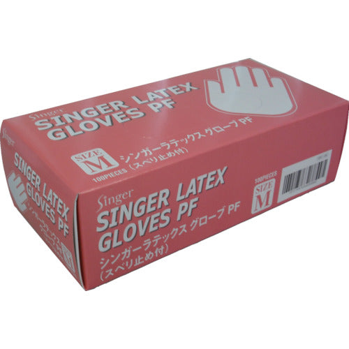 가수 가수 라텍스 PF 정지 메 부착 M (100 매입) E111-M 1 상자