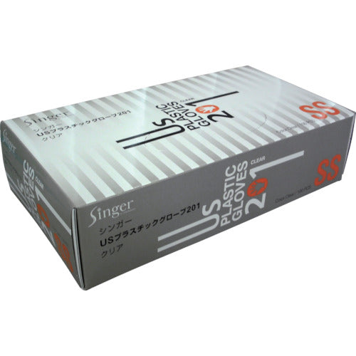 Singer US Plastic Gloves 201 SS (100 pieces) D141-SS 1 box