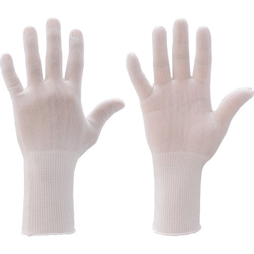 MAX Comfortable Inner Gloves (Long) / L Size (10 pairs) MX386-L 1 bag