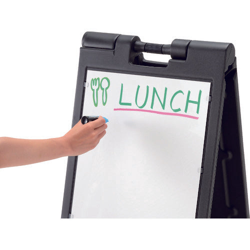 Richell Stand Sign 80 Folding Black 93739 1 unit