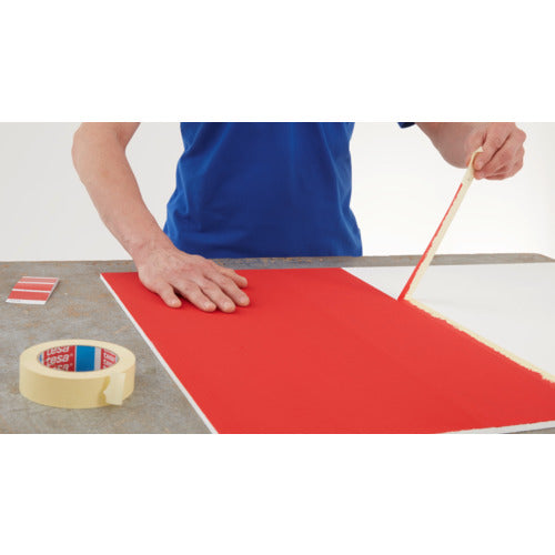 ｔｅｓａ　マスキングテープ建築内装・養生用　３８ｍｍ×５０ｍ　黄　4323-38-50　1 巻