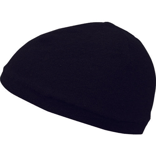 Fukutoku Antibacterial and Deodorizing Helmet Knit Cap, Black, 1817-BLK, 1 pc