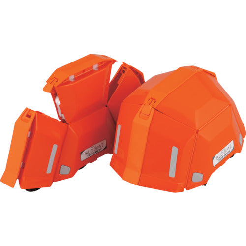 Toyo Safety Disaster Prevention Folding Helmet BLOOM2 Orange NO.101-OR 1 pc